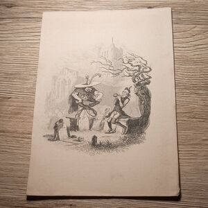 "The Goblin and the Sexton" by illustrator Hablot Knight Browne
